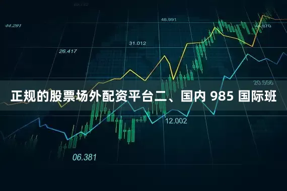 正规的股票场外配资平台二、国内 985 国际班