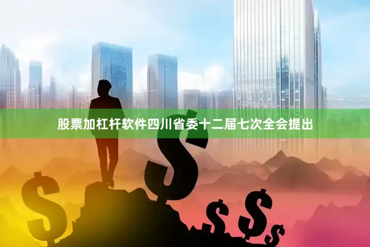 股票加杠杆软件四川省委十二届七次全会提出